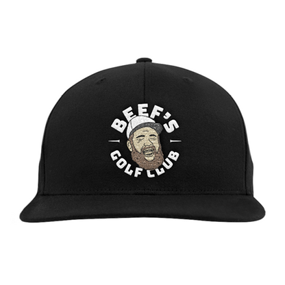 Beef's Golf Club Logo Embroidered Snapback Cap