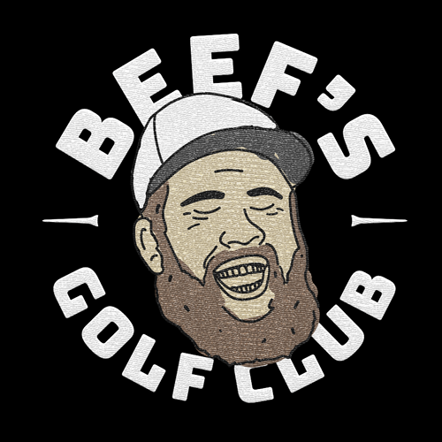 Beef's Golf Club Logo Embroidered Snapback Cap